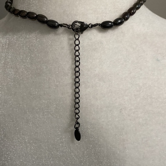 Vintage Cookie Lee Black Cross Rhinestone Necklace Bracelet Earrings Full Set - Picture 9 of 16